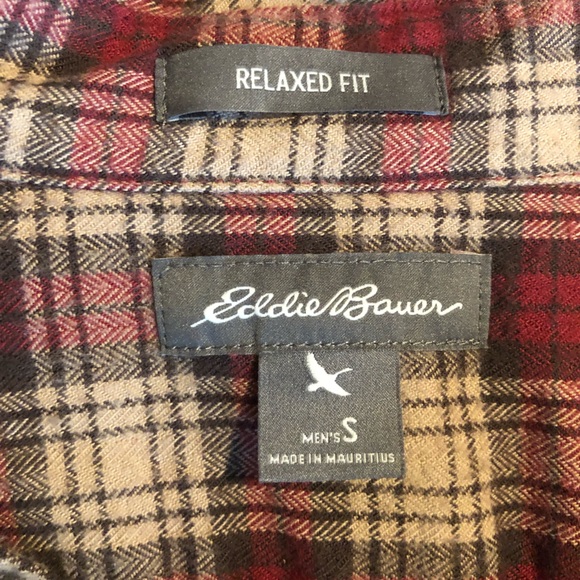 Eddie Bauer flannel shirt - Picture 3 of 4